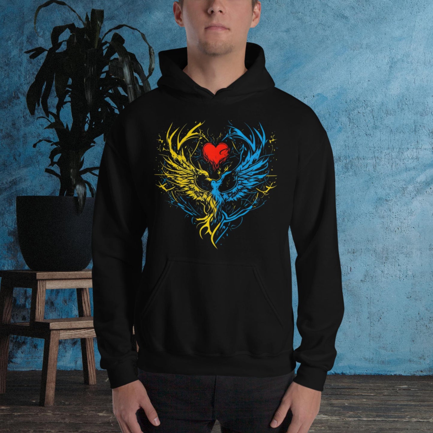 Phoenix Heart Unisex Hoodie