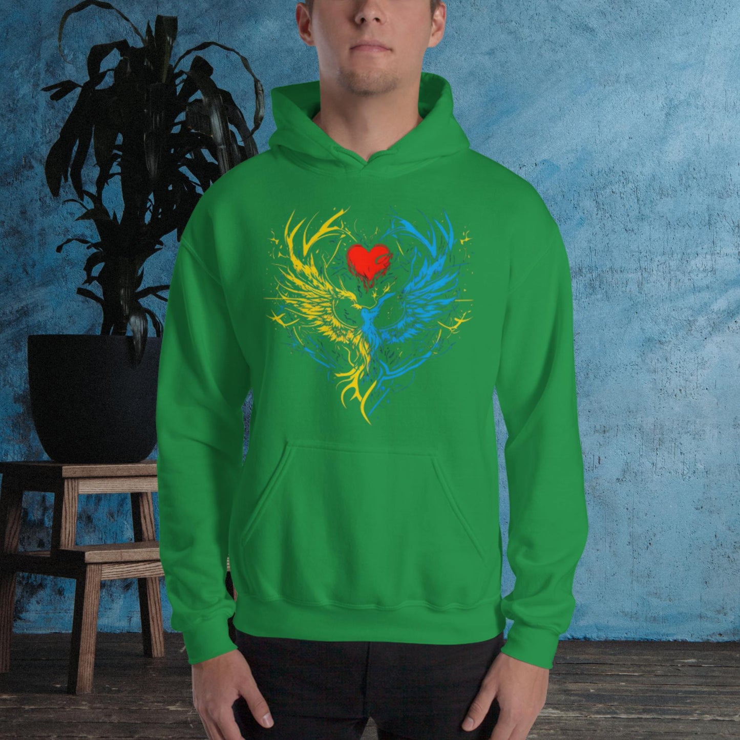 Phoenix Heart Unisex Hoodie