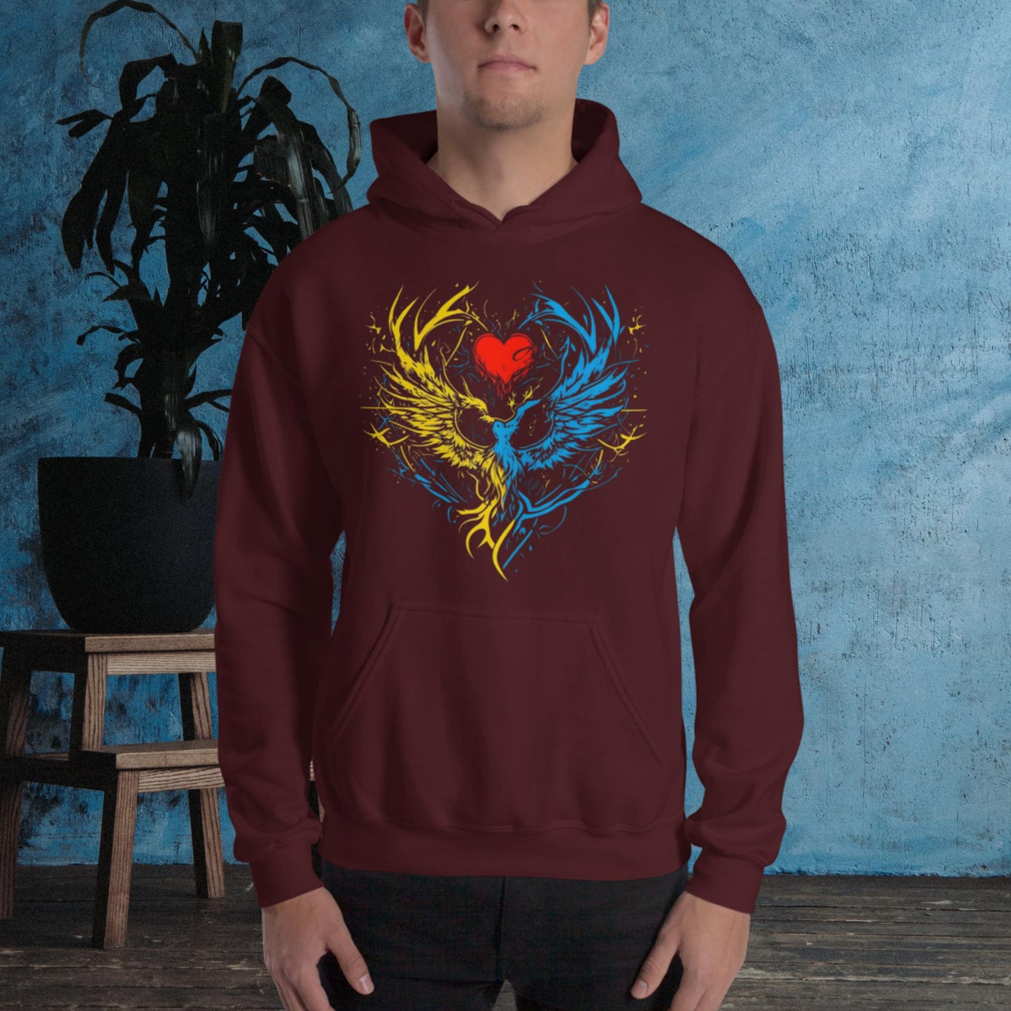 Phoenix Heart Unisex Hoodie