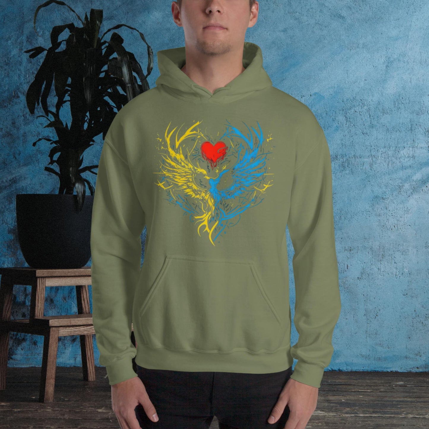 Phoenix Heart Unisex Hoodie