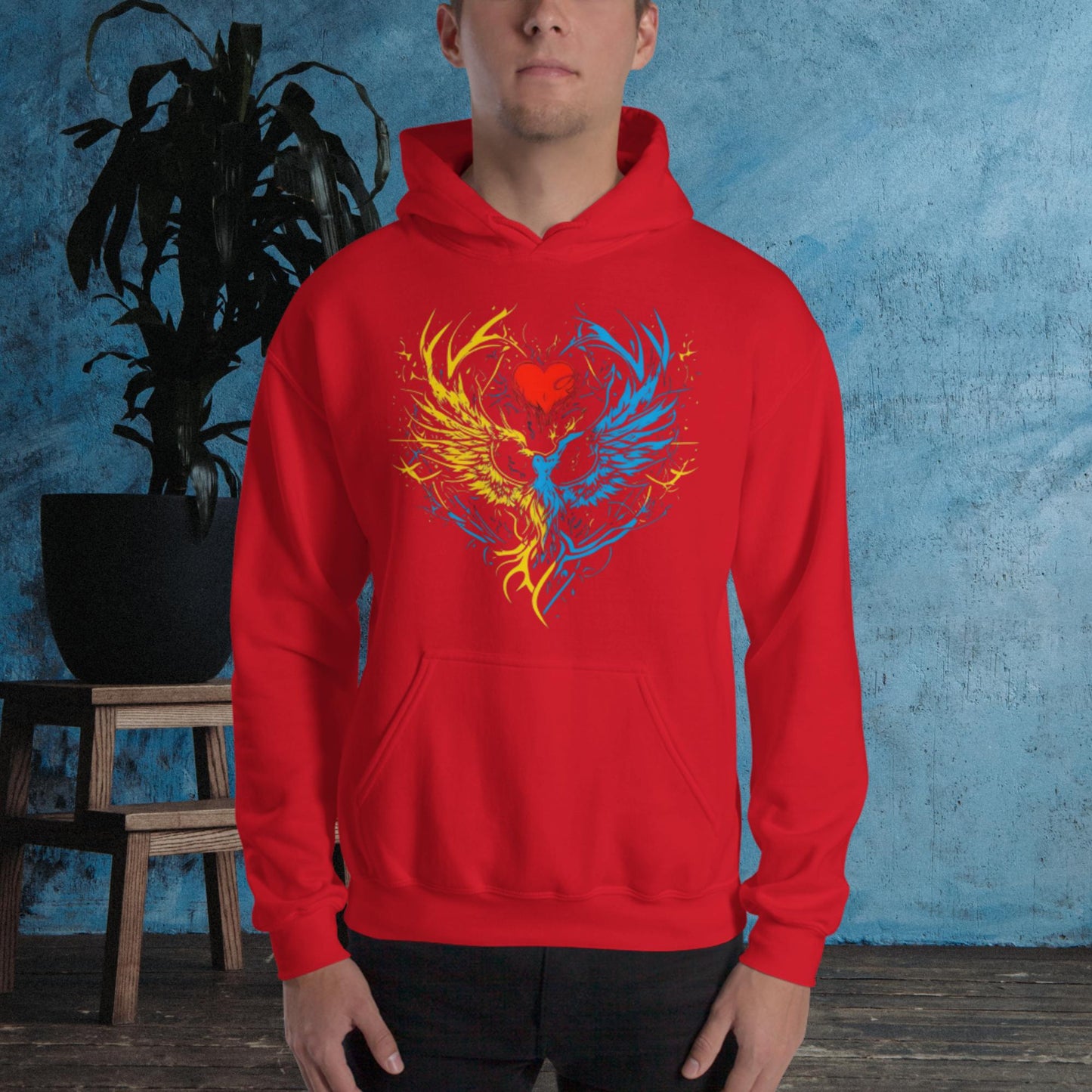 Phoenix Heart Unisex Hoodie