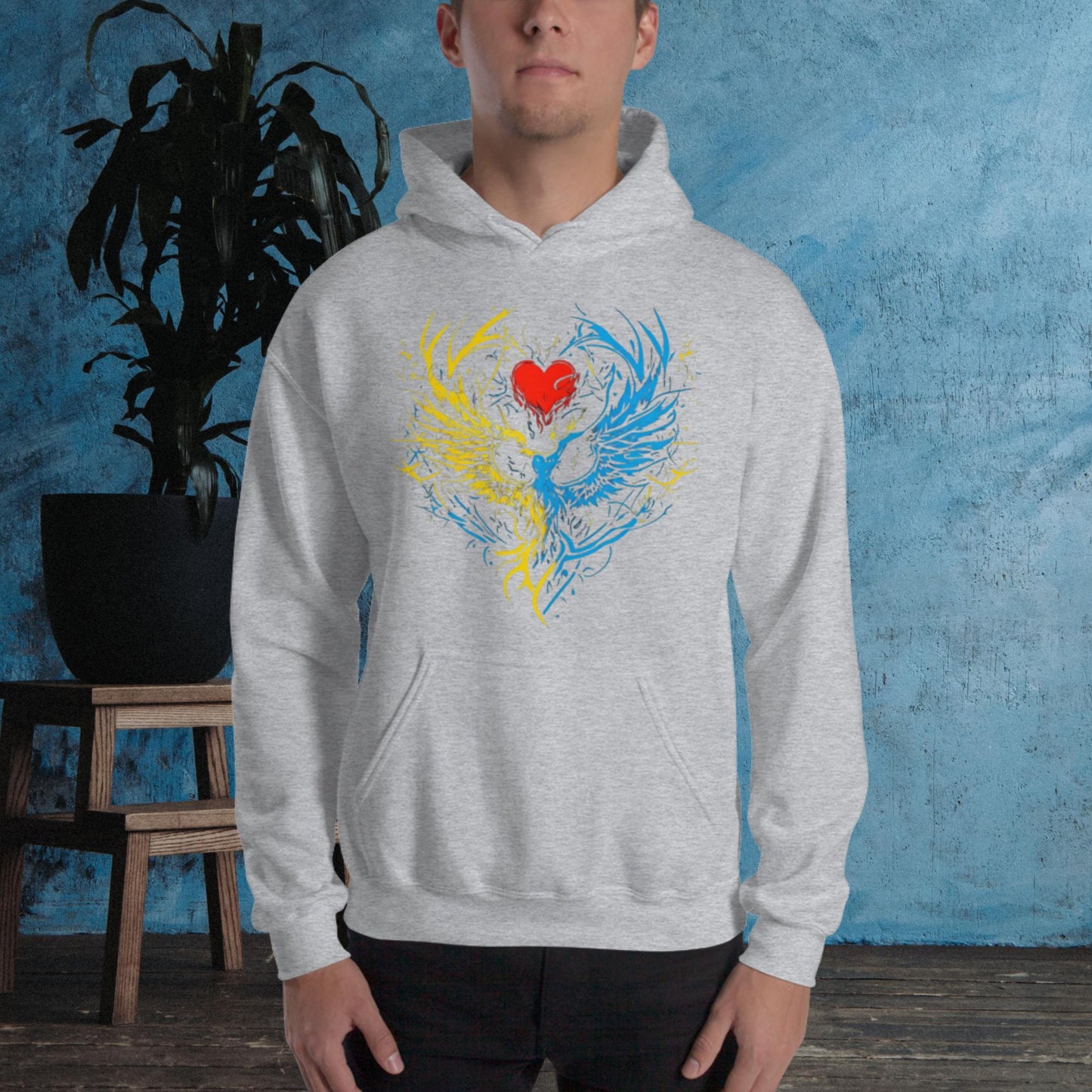 Phoenix Heart Unisex Hoodie