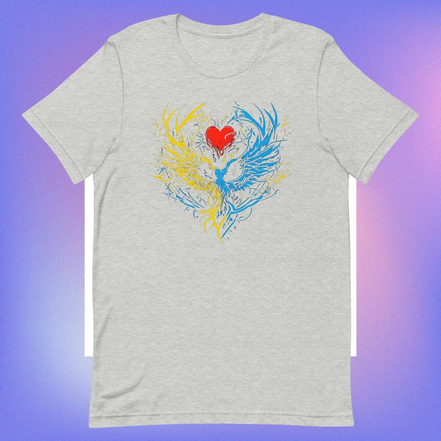 Phoenix Heart Unisex t-shirt