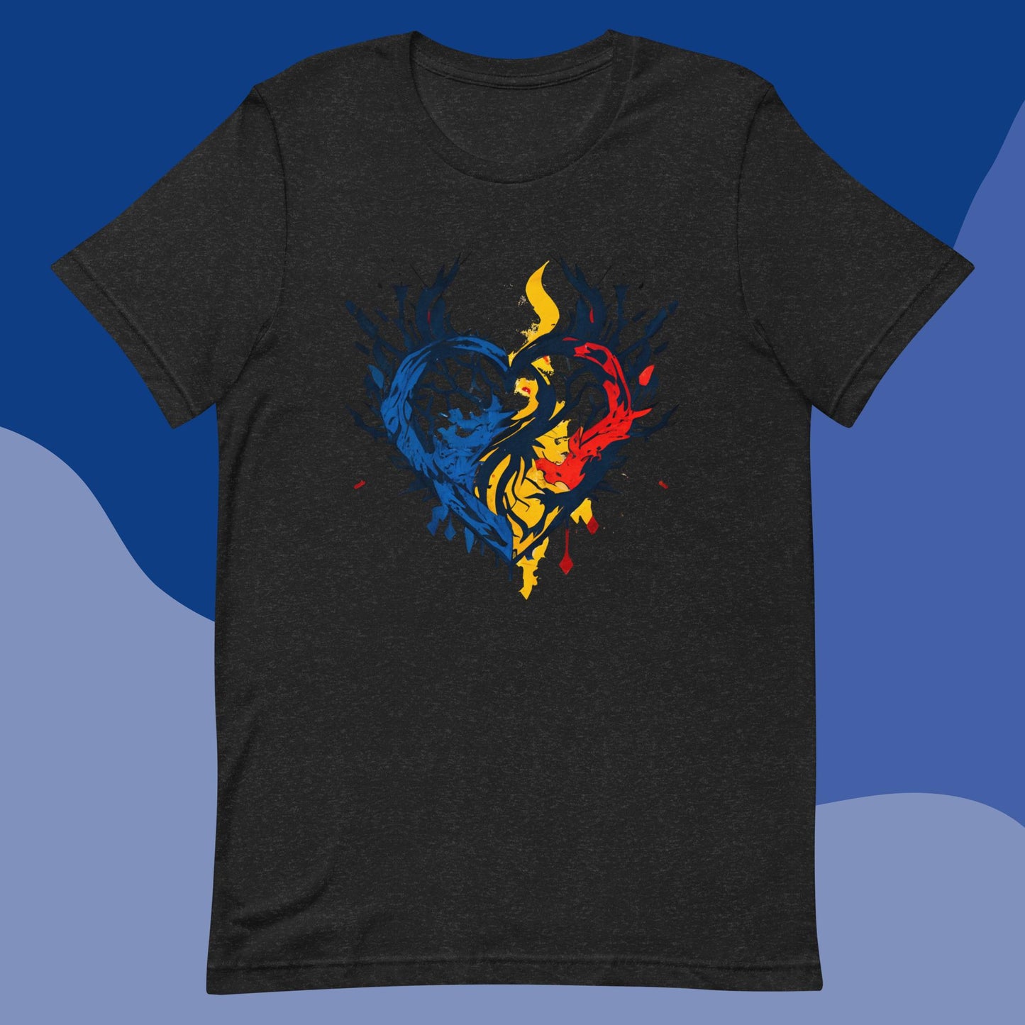 Heart Fire Unisex t-shirt