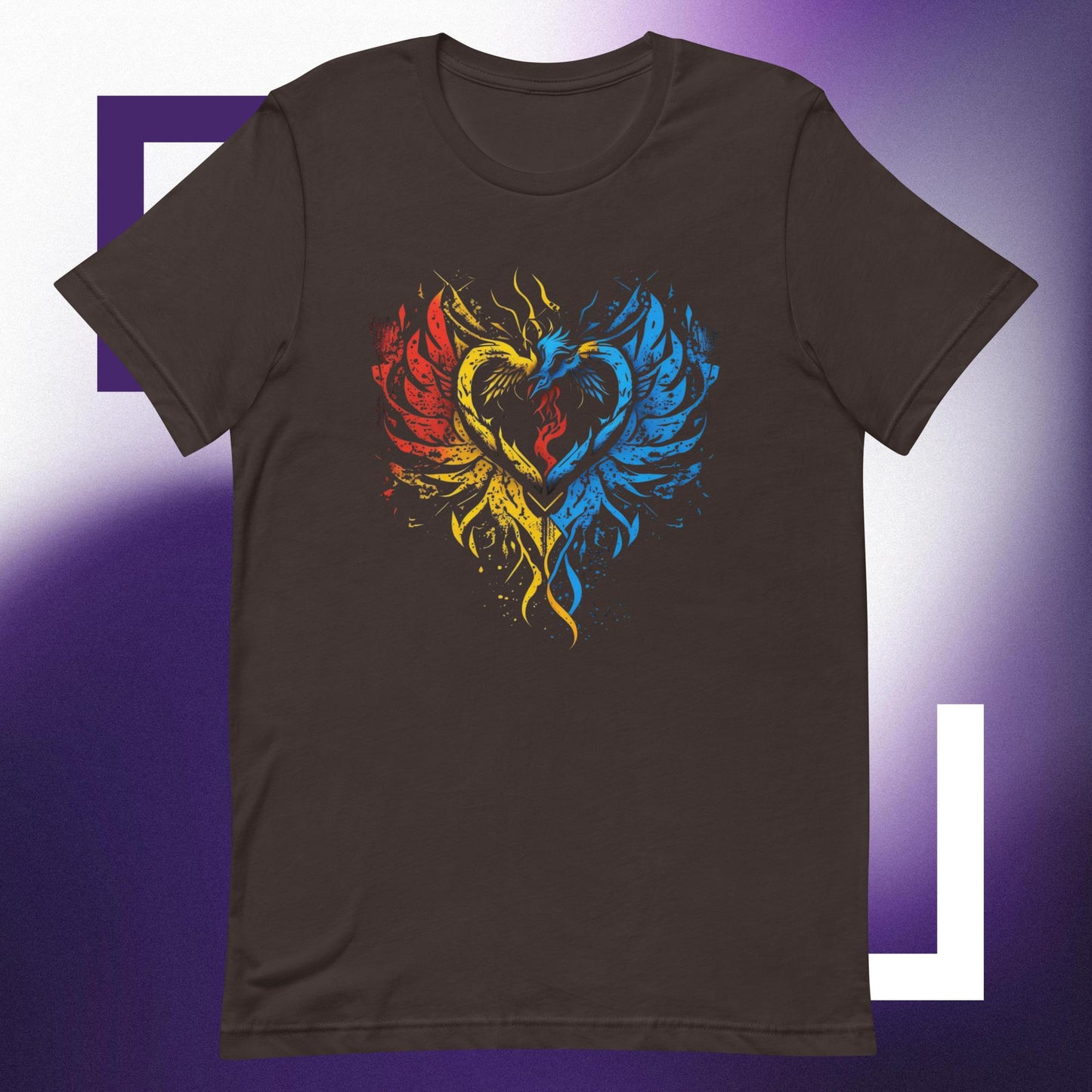 Rising Heart Unisex t-shirt