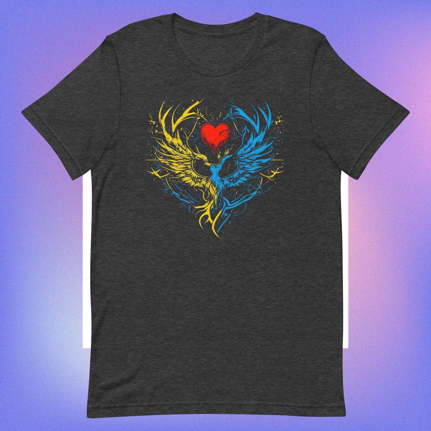Phoenix Heart Unisex t-shirt