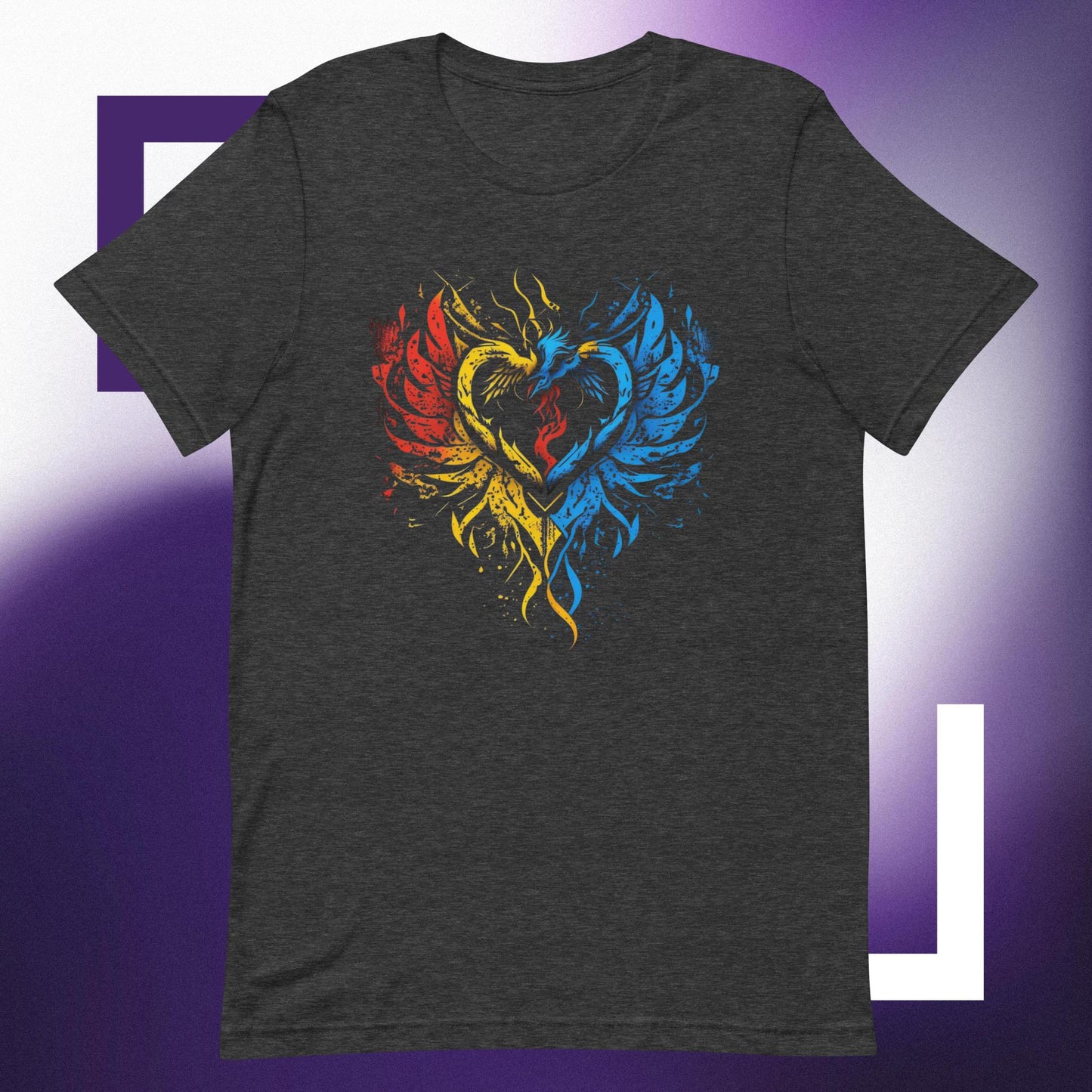 Rising Heart Unisex t-shirt