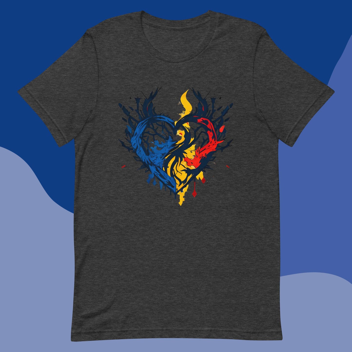 Heart Fire Unisex t-shirt