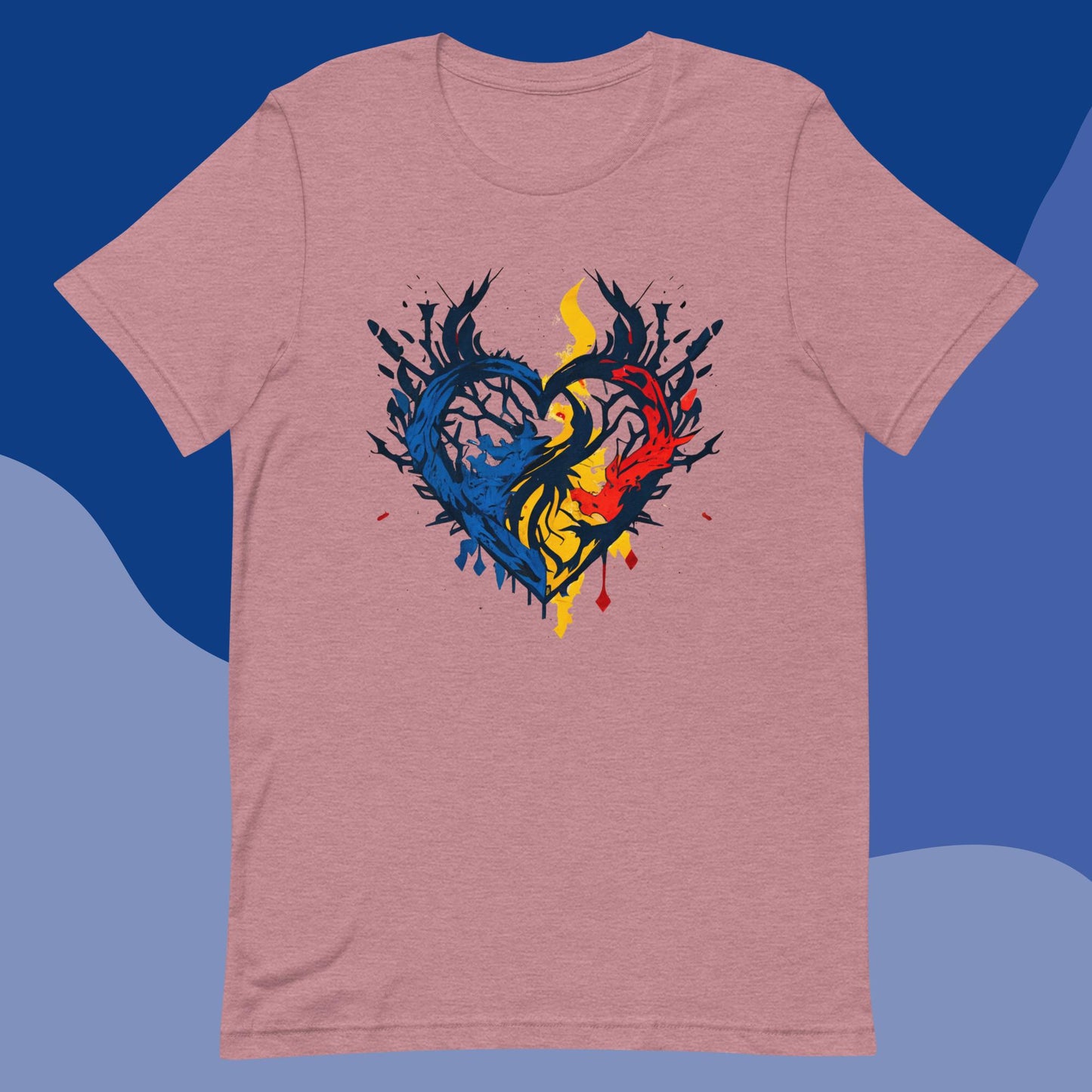 Heart Fire Unisex t-shirt