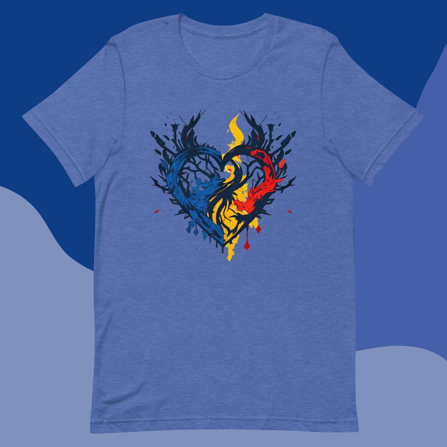 Heart Fire Unisex t-shirt