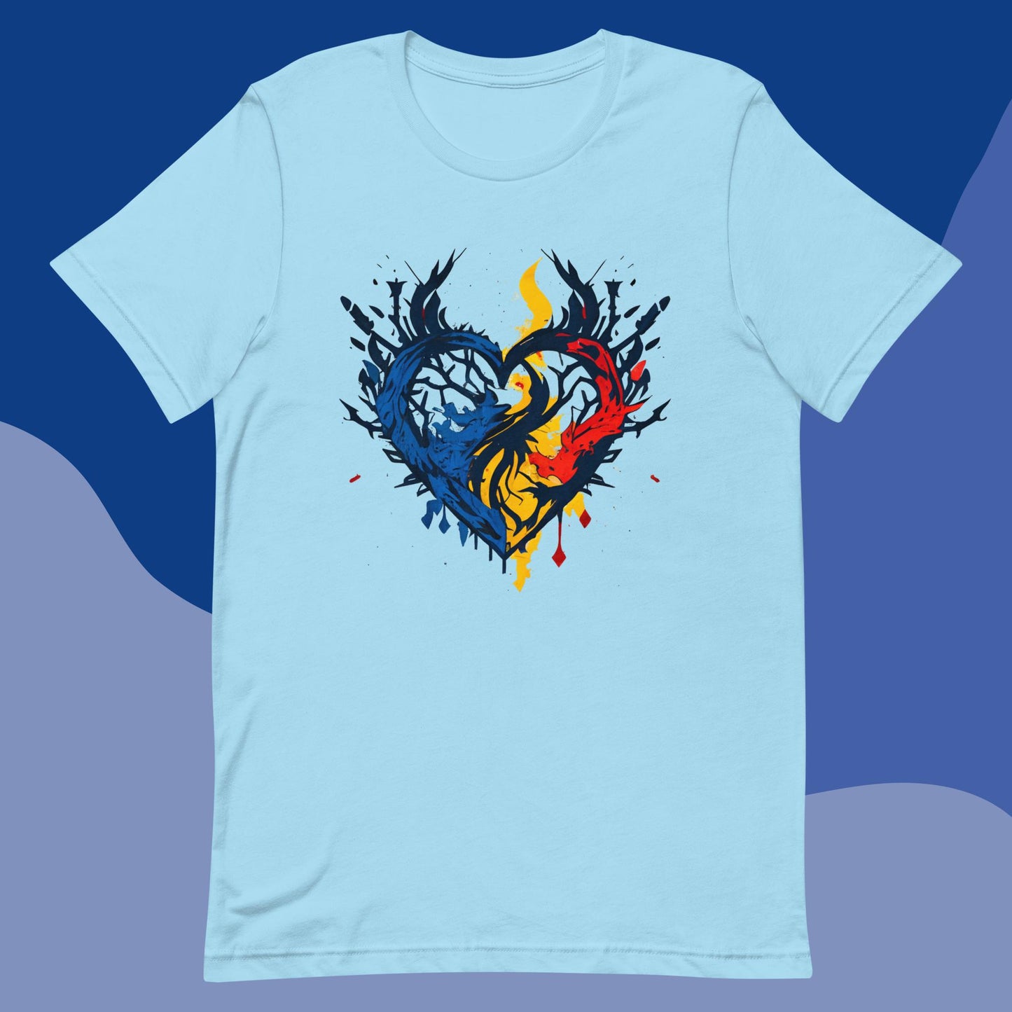 Heart Fire Unisex t-shirt